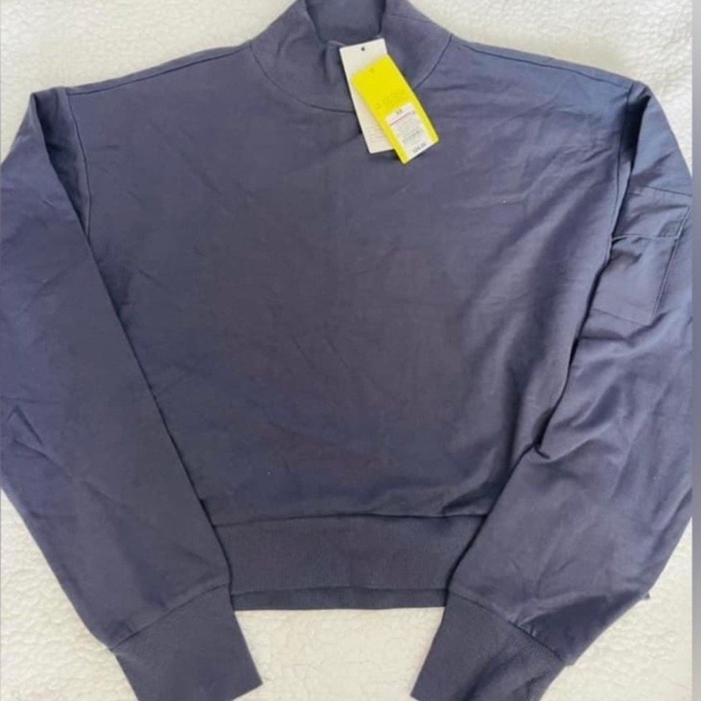 All In Motion Cropped Mock Turtleneck Top